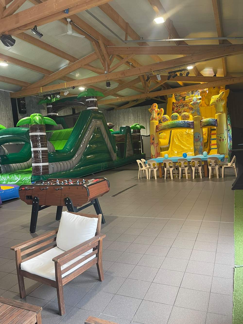 Parcours jungle et grand toboggan